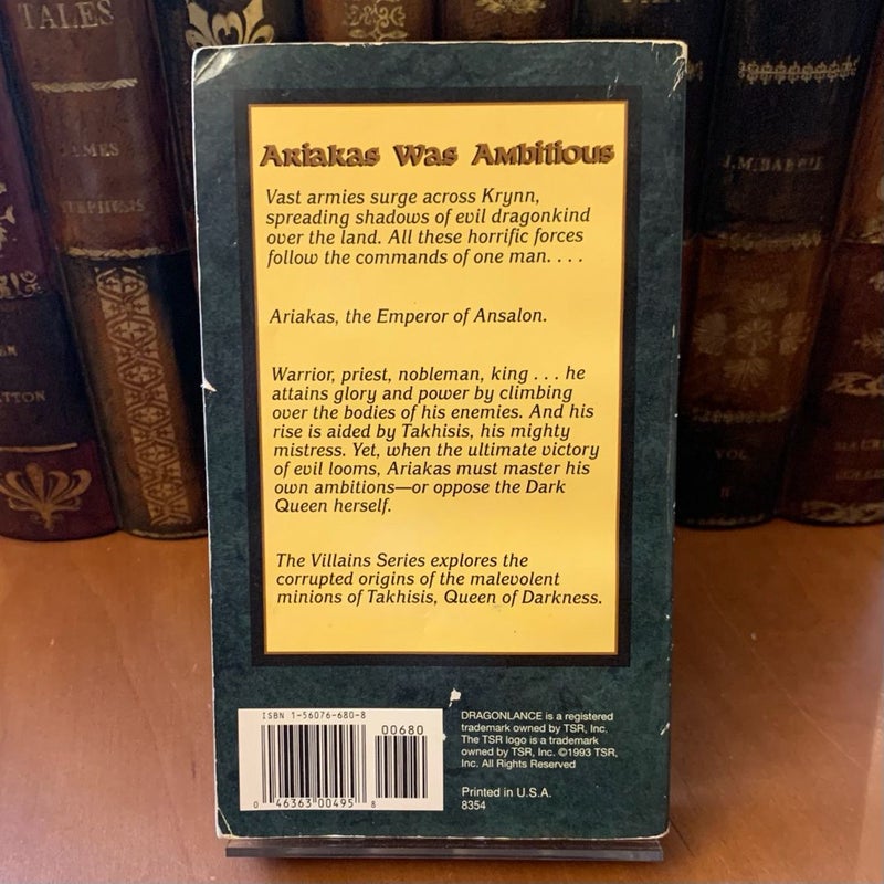DragonLance: Emperor of Ansalon, Villains 3, First Edition First Printing