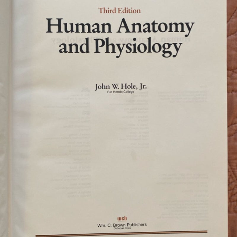 Human Anatomy and Physiology