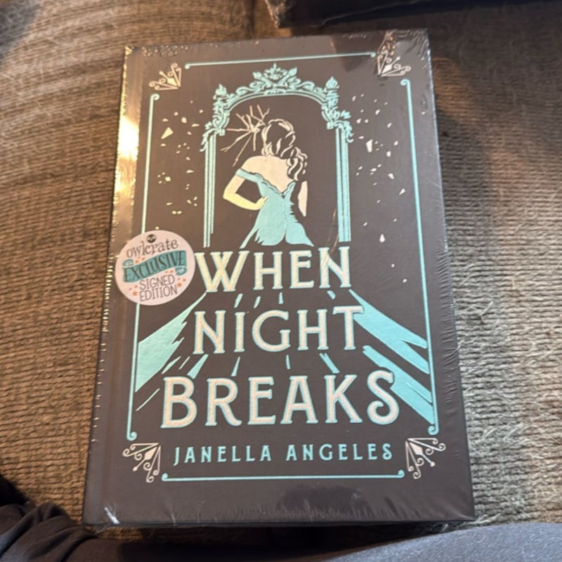 When night breaks signed unopened 