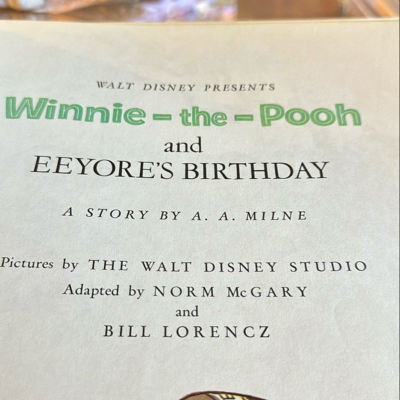 Winnie The Pooh and Eeyore’s Birthday