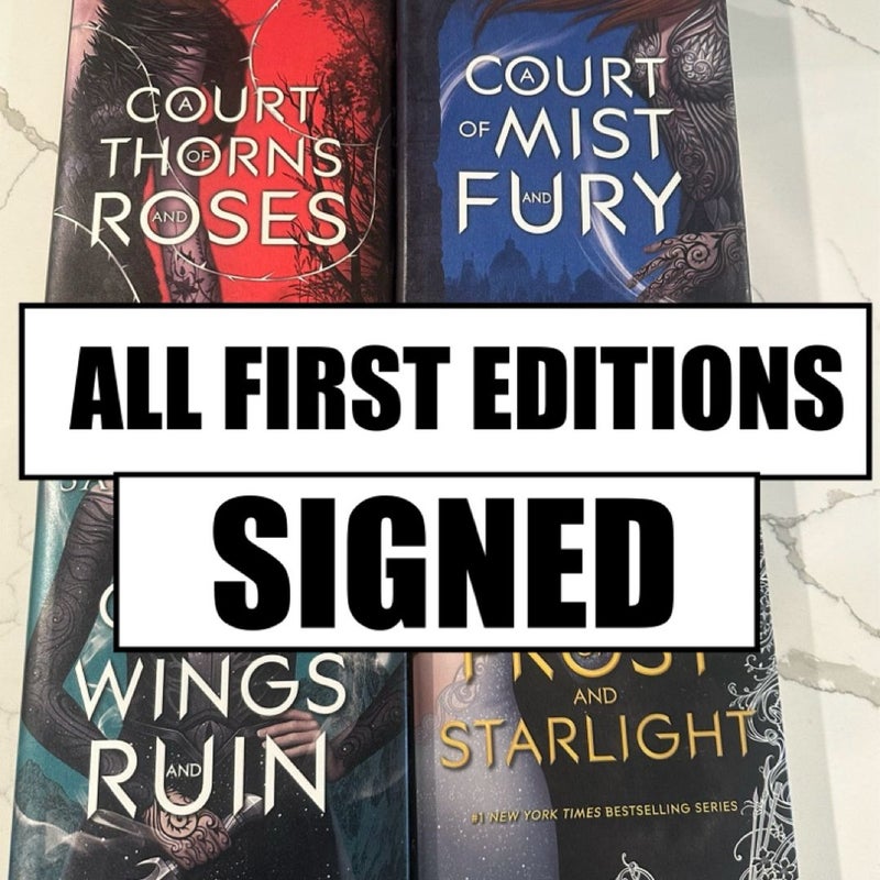 RARE early A Court of Wings store and Ruin Sarah J Maas