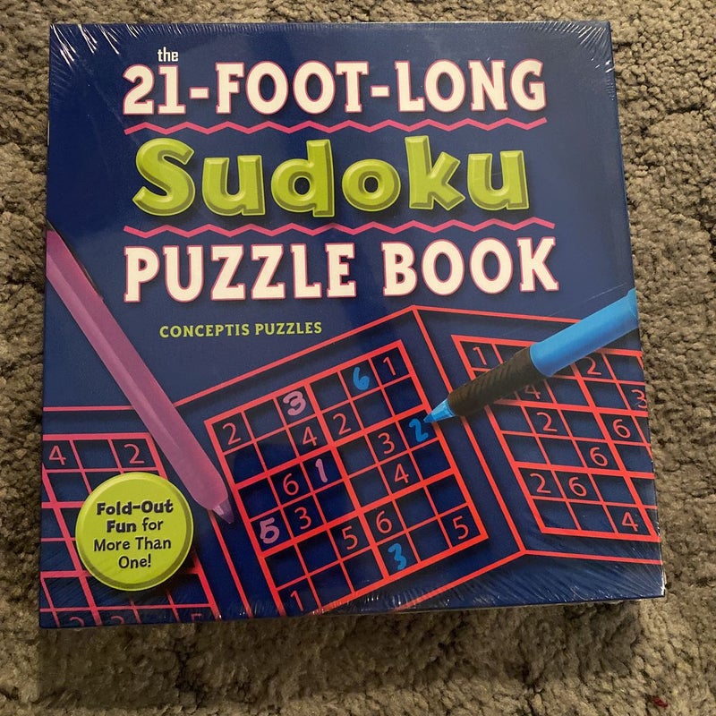 The 21-Foot-Long Sudoku Puzzle Book