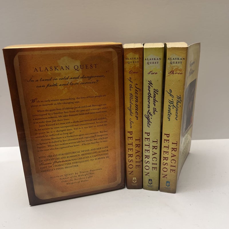 Alaskan Quest Trilogy Box Set (COMPLETE) series: Whispers of Winter, Under the Northern Lights & Summer of The Midnight Sun