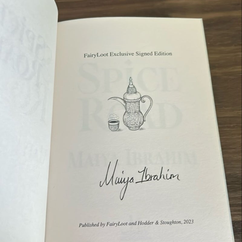 Spice Road- Fairyloot Signed