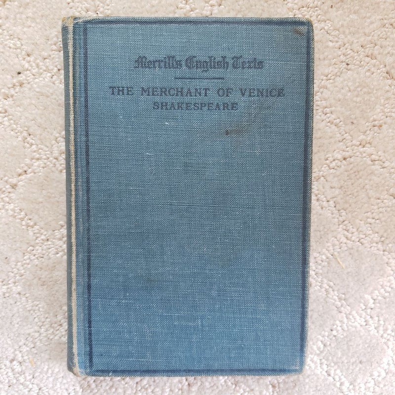 The Merchant of Venice (Merrill's English Texts Edition, 1910)