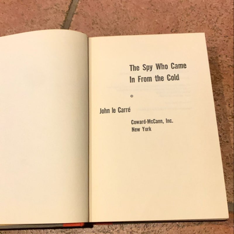 The Spy Who Came In From the Cold (1st American Edition)