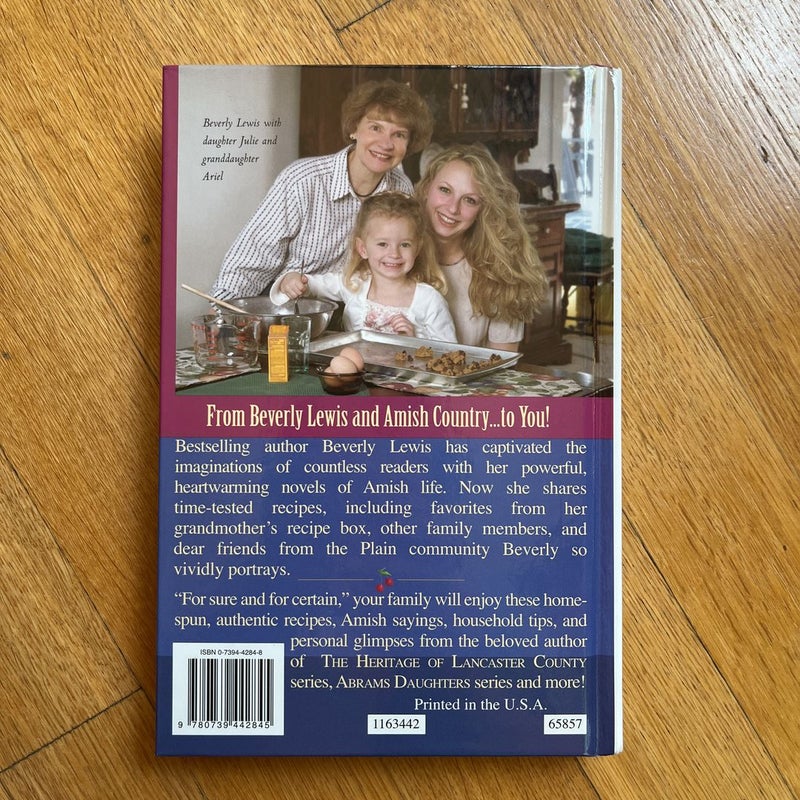 The Beverly Lewis Amish Heritage Cookbook