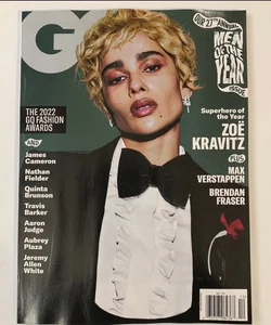 GQ Zoe Kravitz Issue Dec’22/Jan‘23 Magazine Plus More Cologne Insert Versace Eros Giorgio Armani Acqua Di Gio