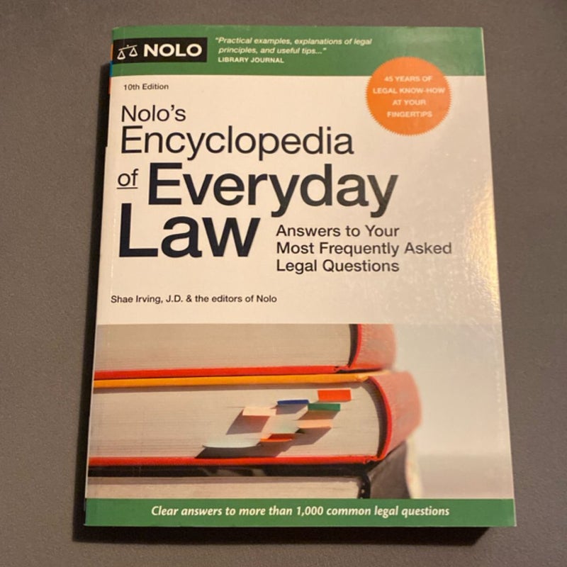 Nolo's Encyclopedia of Everyday Law