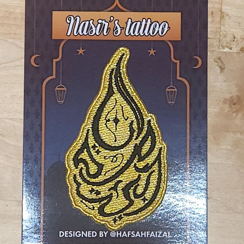We Hunt The Flame Nasir’s tattoo Iron on Patch