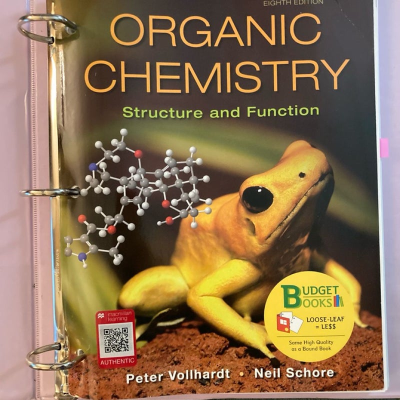 Organic Chemistry: Structure and Function