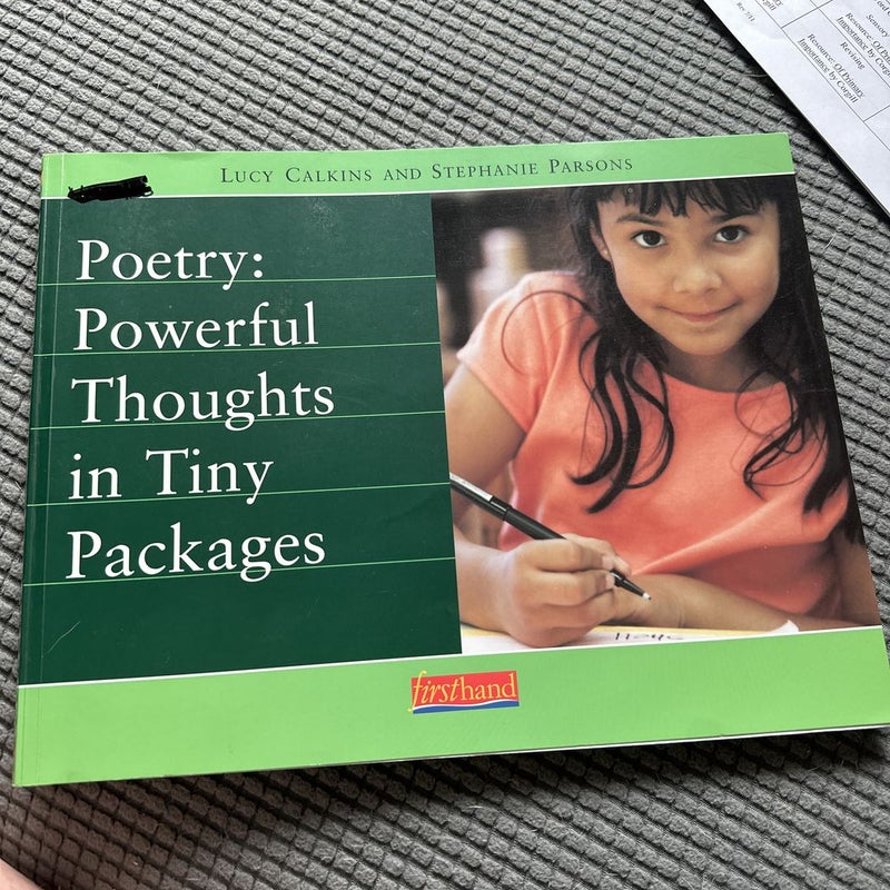 Poetry: Powerful Thoughts in Tiny Packages