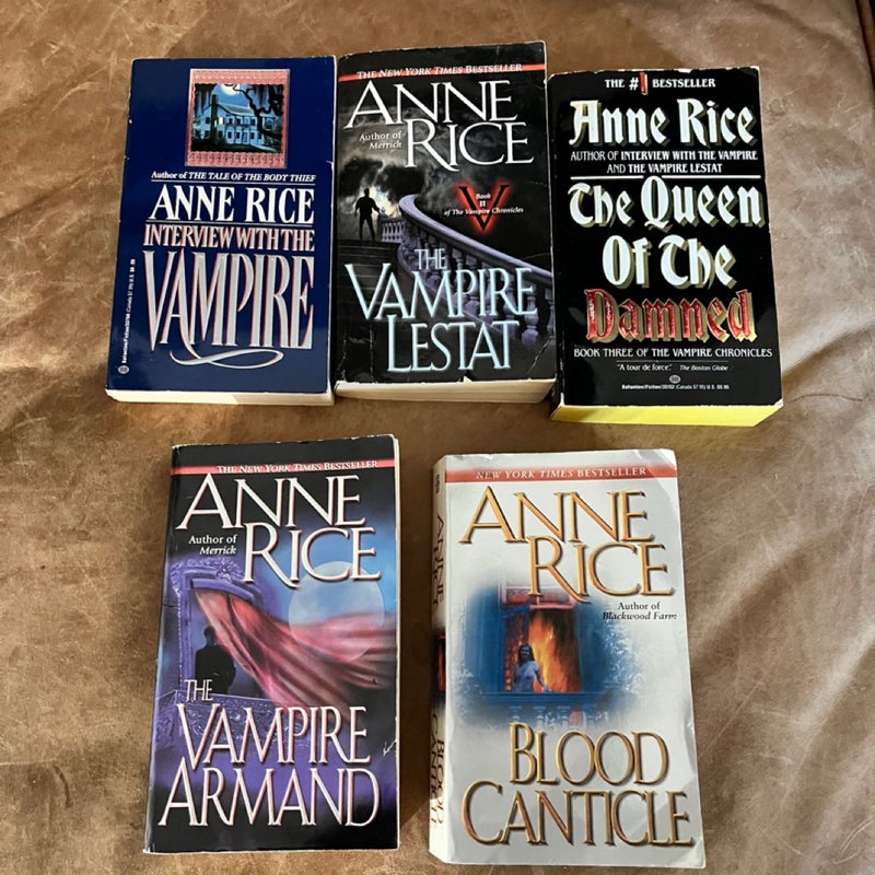 Anne Rice Vampire Chronicles Batch 