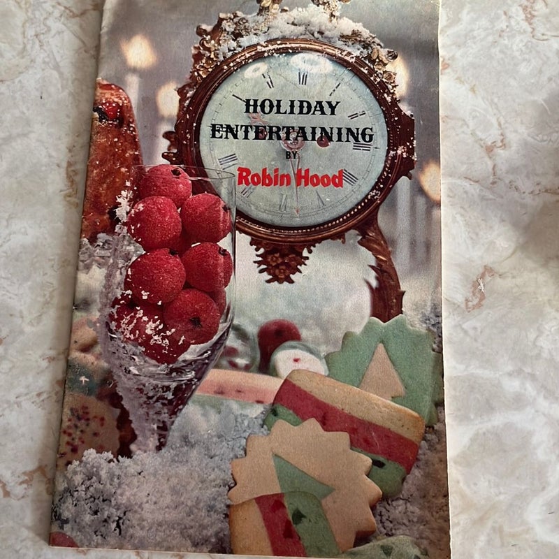 Bundle of vintage holiday recipe and entertaining booklets 