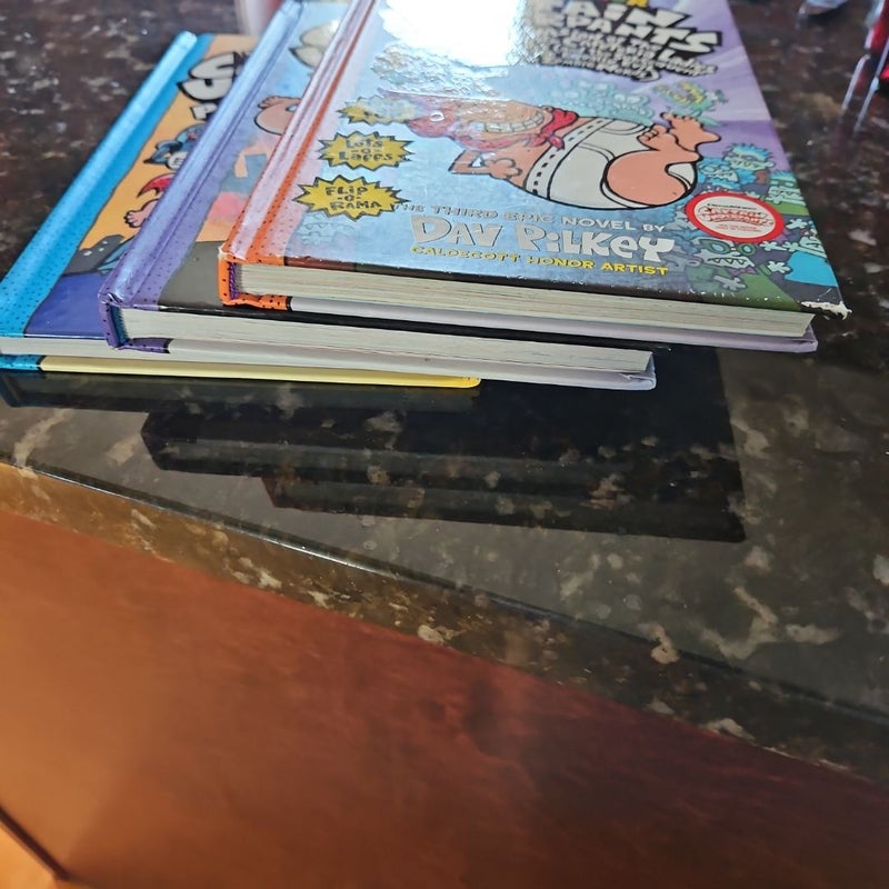 Captain Underpants Bookd 3,4 and 5