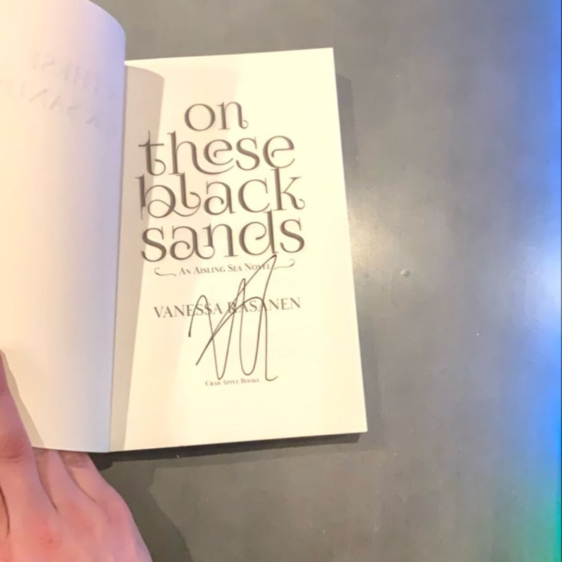 SIGNED On These Black Sands