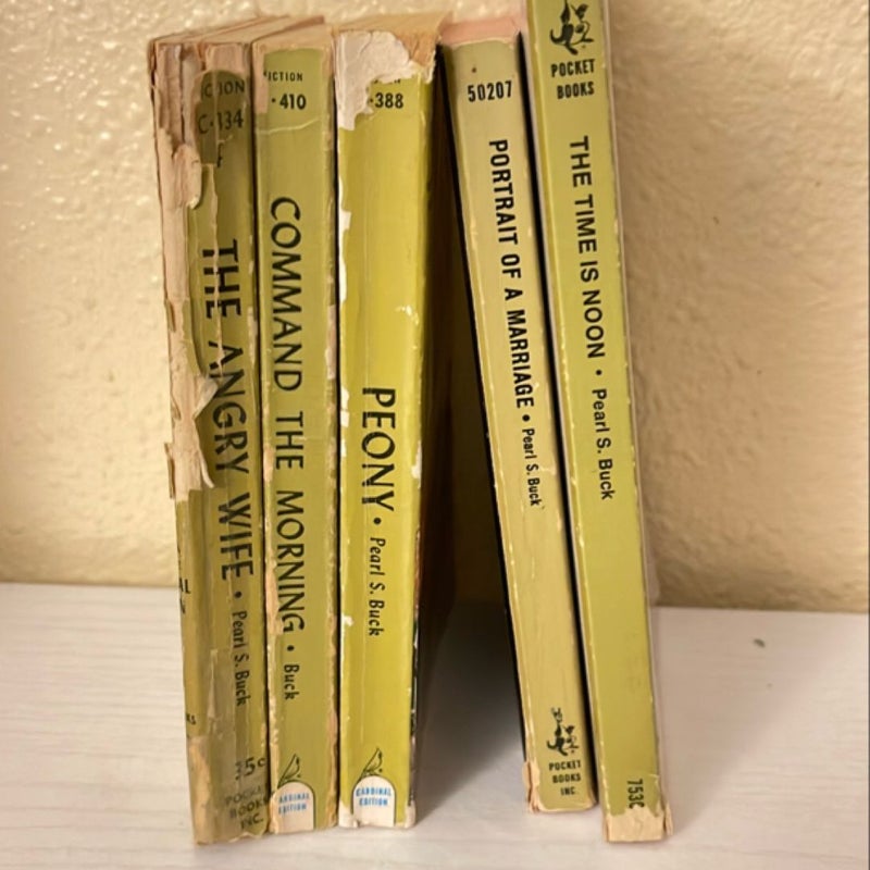 Bundle of 5 books by Pearl S. Buck