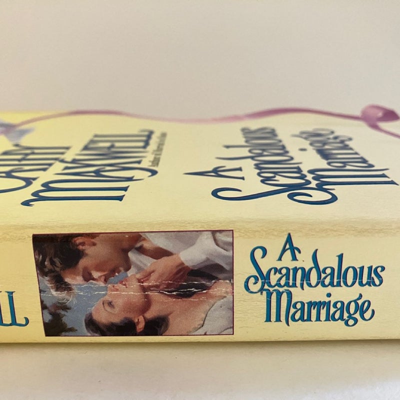 A Scandalous Marriage - Stepback, 1st Printing