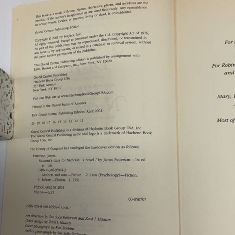 Suzanne's Diary for Nicholas