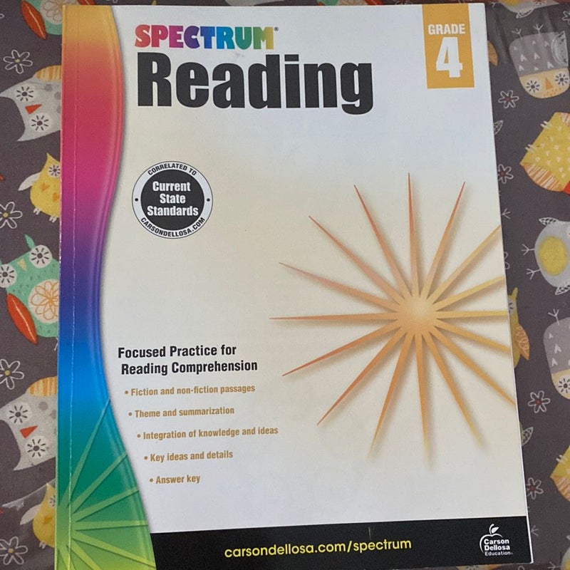 Spectrum Reading, Grade 4