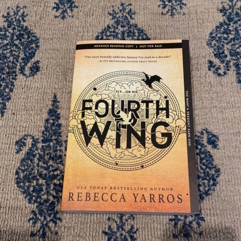 Signed ARC / Advanced Reader Copy - Fourth Wing by Rebecca Yarros