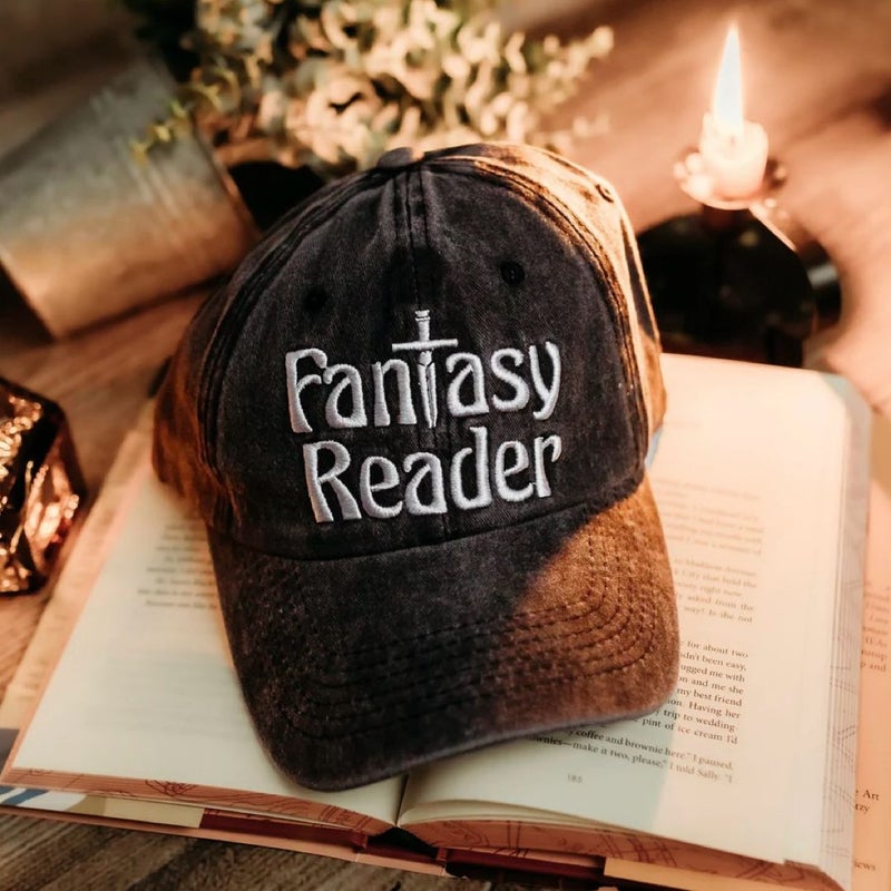 Bookish Box Fantasy Reader Embroidered Dad Hat