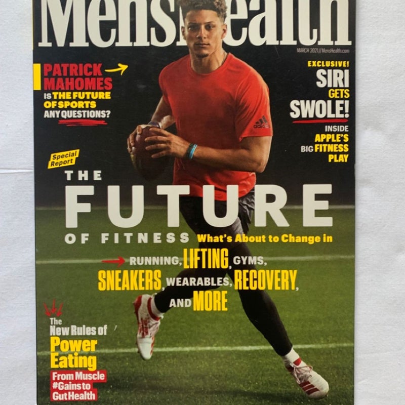 Men’s Health ”Patrick Mahomes is The Future of Sports” Issue March 2021 Magazine (8) Total Pages