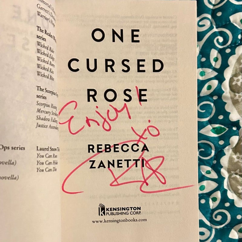 One Cursed Rose (Signed)