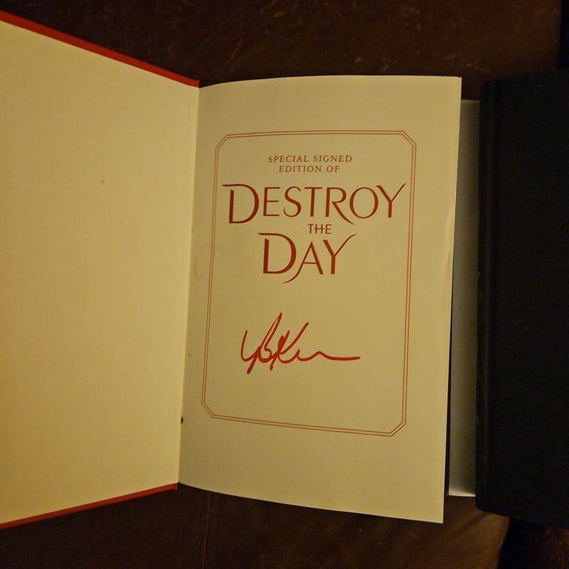 Defy the Night, Destroy the Day signed b&n exclusive and defend the dawn