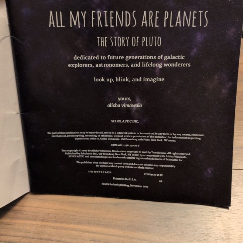 All My Friends Are Planets: The Story of Pluto 