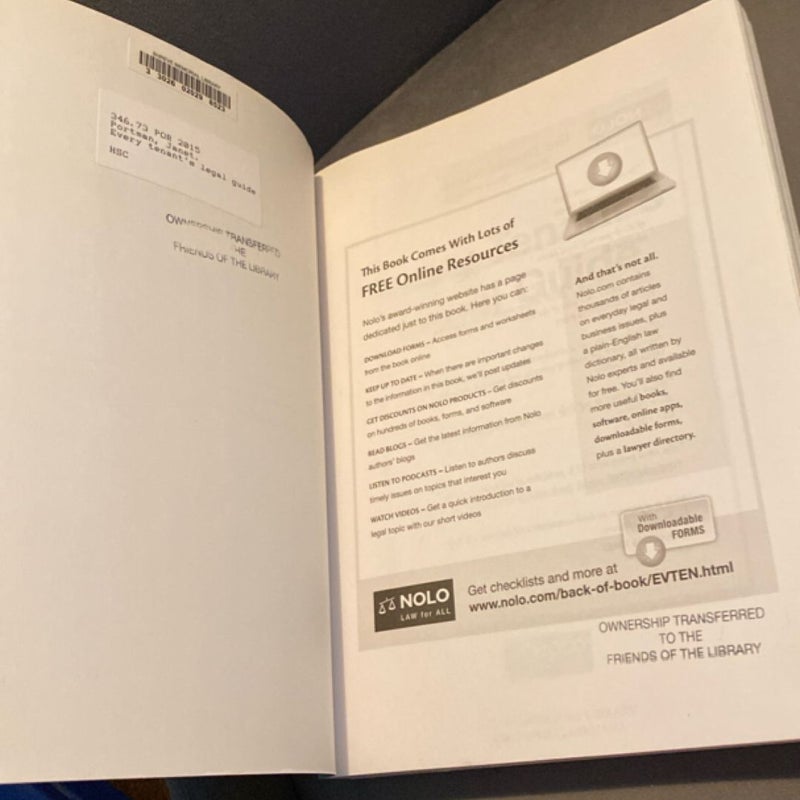Every Tenant's Legal Guide