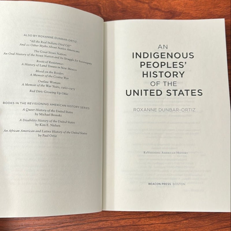 An Indigenous Peoples' History of the United States