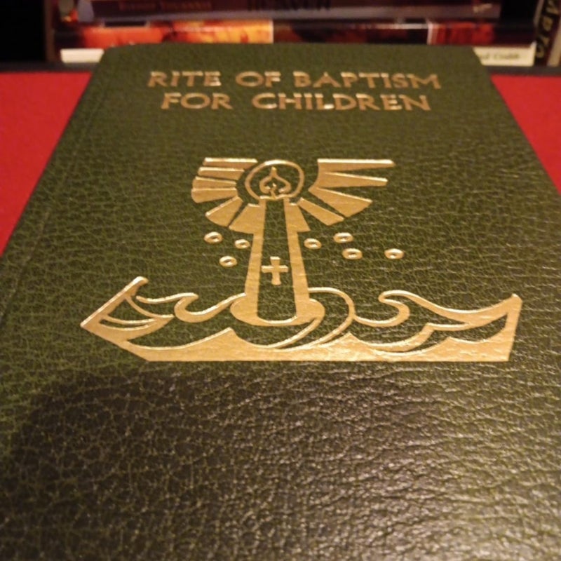 Rite of Baptism For Children vintage 1970