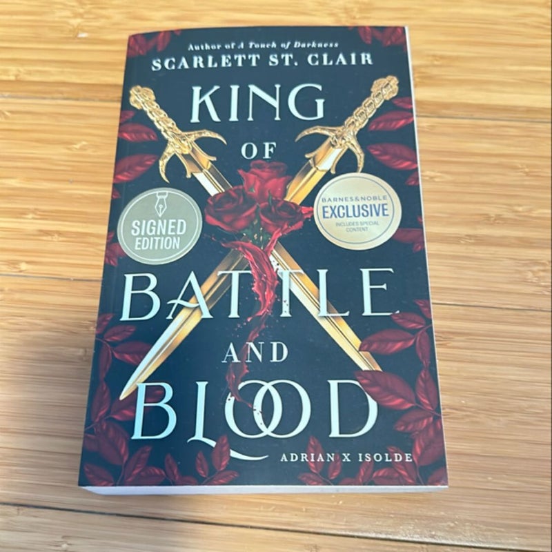 SIGNED King of Battle and Blood