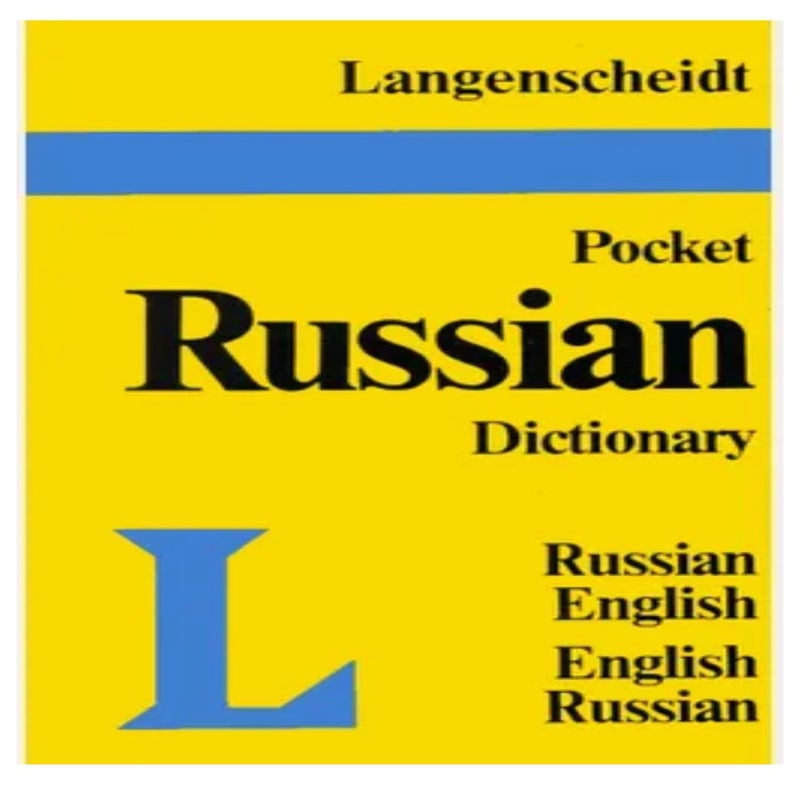 Langenschent Russian English English Russian Dictionary 
