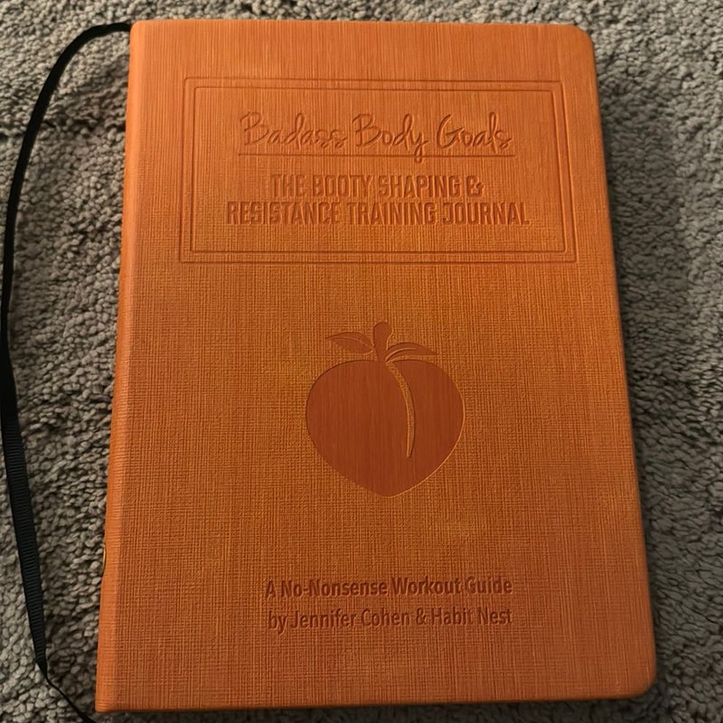 Peach Badass Body Goals Journal (now firm price)