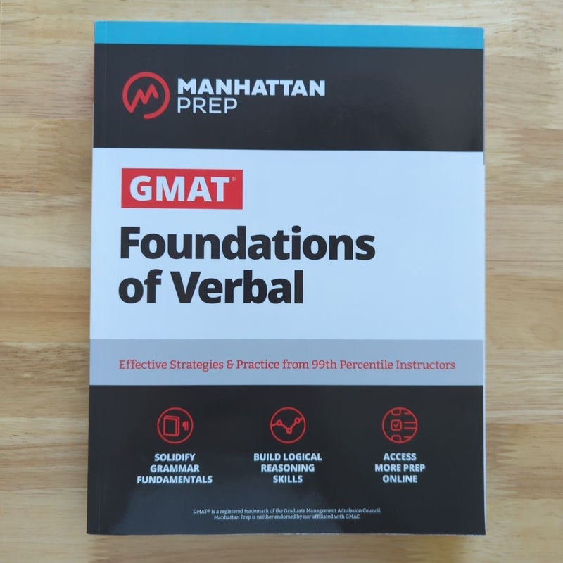 Foundations in Verbal GMAT