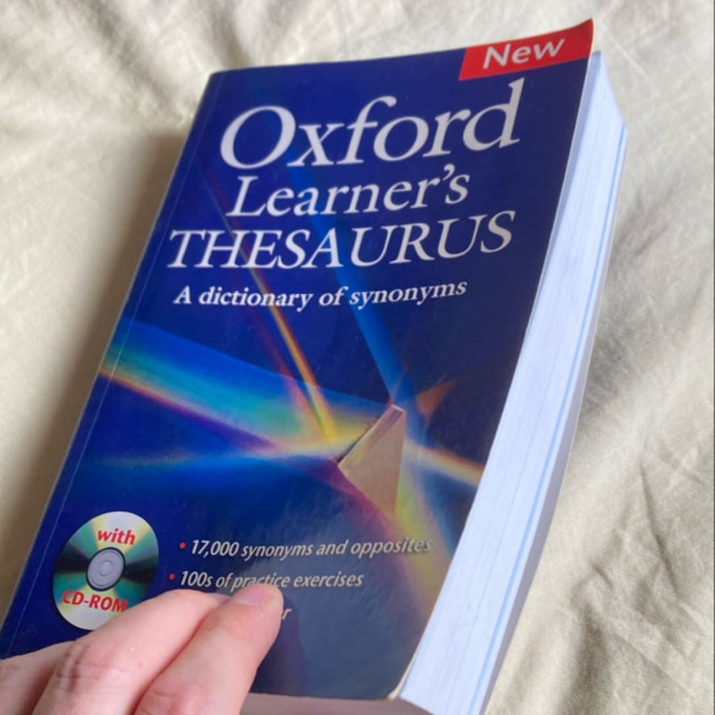 Oxford Learner's Thesaurus with CD-ROM