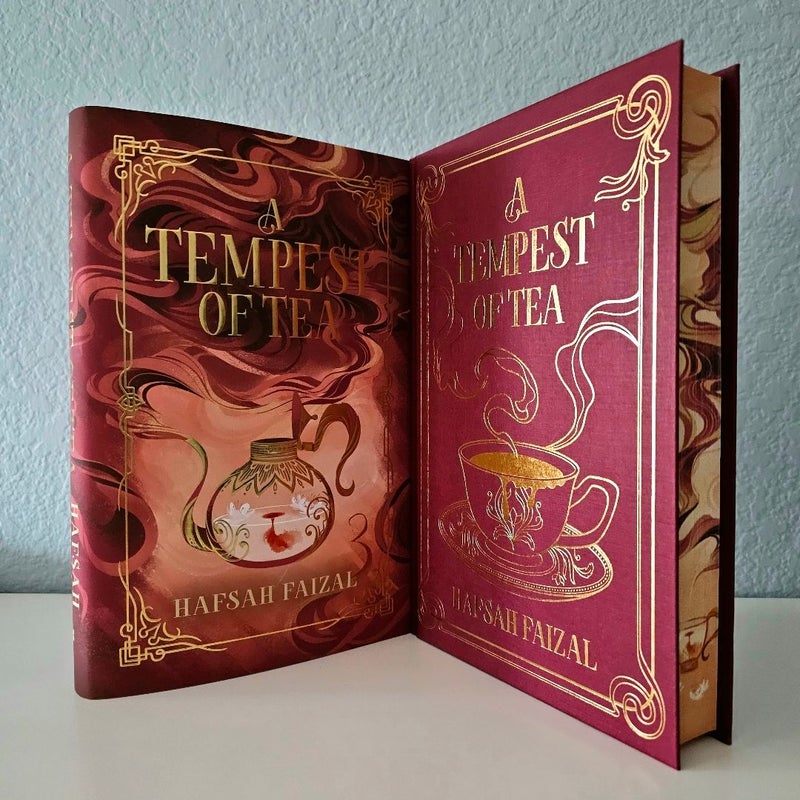 A Tempest Of Tea by Hafsah Faizal Fairyloot Exclusive Edition NEW