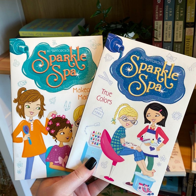 Sparkle Spa #1-8 BUNDLE Children’s Chapter Books