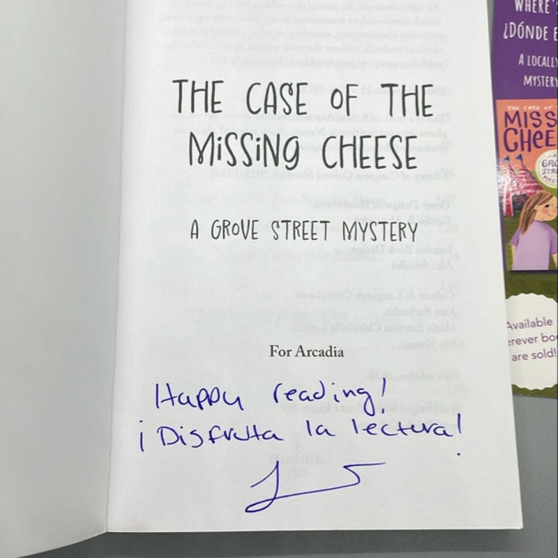 The Case of the Missing Cheese - SIGNED