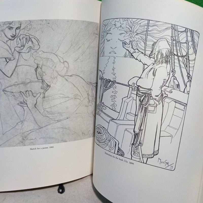 Drawings of Mucha - Vintage 1978