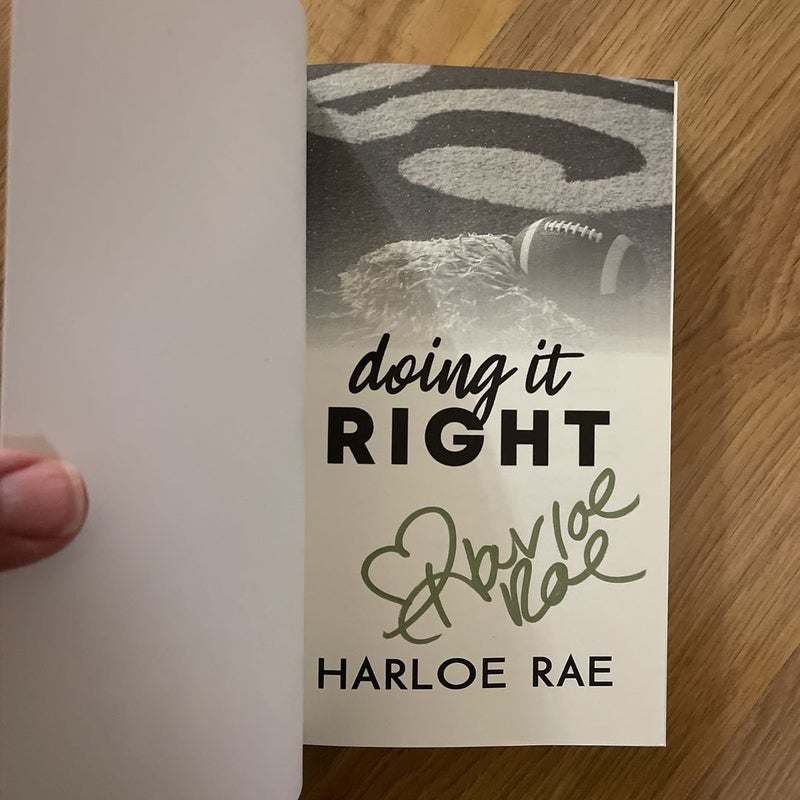 Doing It Right by Harloe Rae
