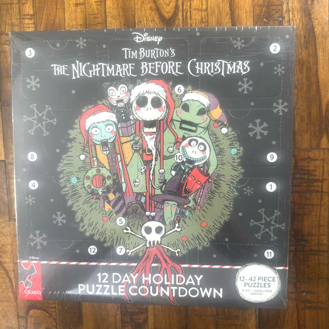 NEW! The Nightmare Before Christmas 12 Day Puzzle Advent Calendar