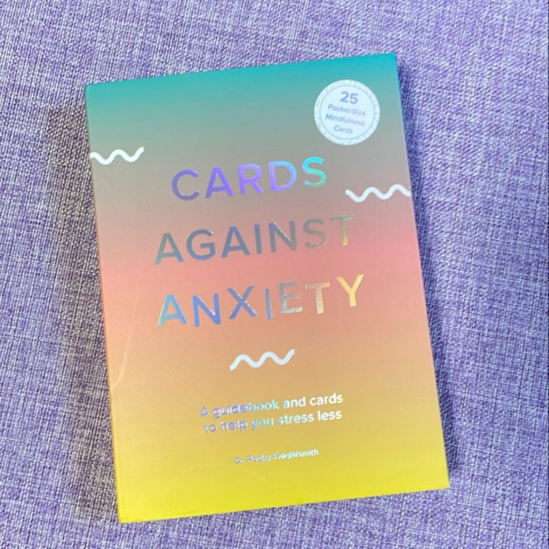 Cards Against Anxiety (Guidebook and Card Set)