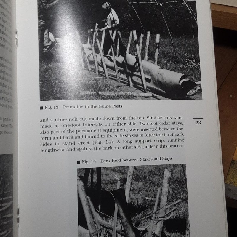 Building a Chippewa Indian Birchbark Canoe