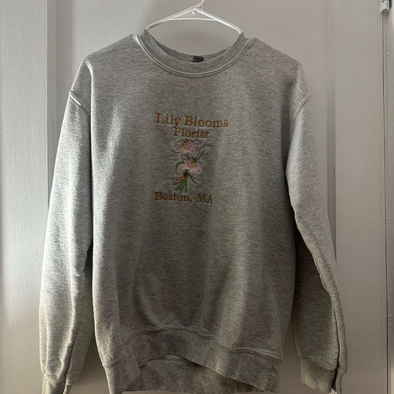 It Ends with Us Embroidered Sweatshirt