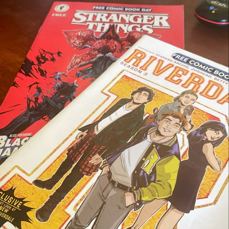 Stranger Things and Riverdale comics