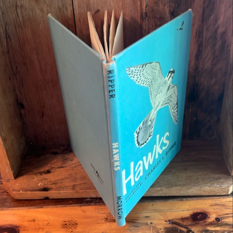 Hawks Charles L. Ripper 1956 Library Edition HC William Morrow Book
