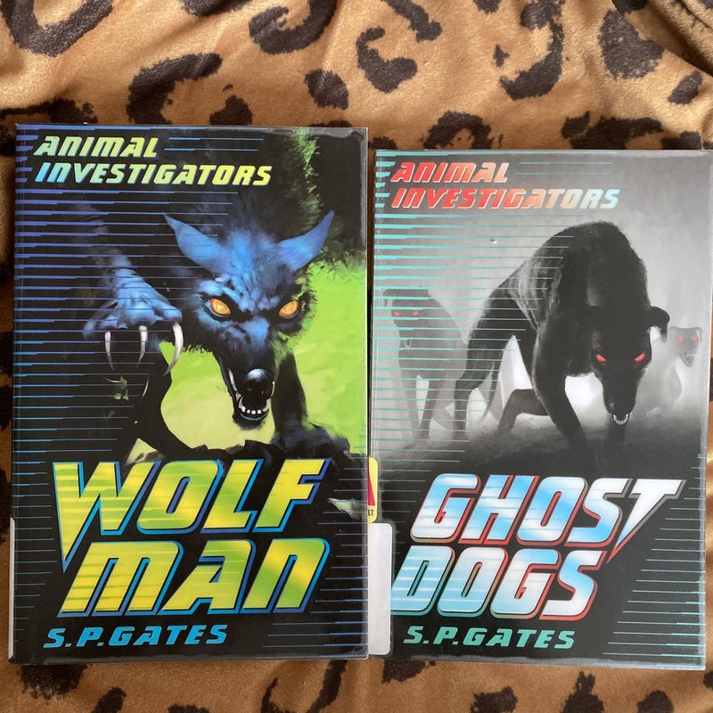 Lot of 4 Animal Investigators Wolf Man, Ghost Dogs, Killer Spiders, Red Eye 